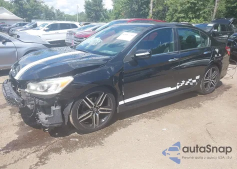 2016 Honda Accord Sport from USA, damaged, VIN 1HGCR2F53GA215802